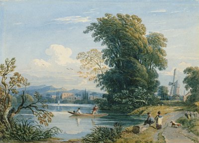 River Scene by John Varley